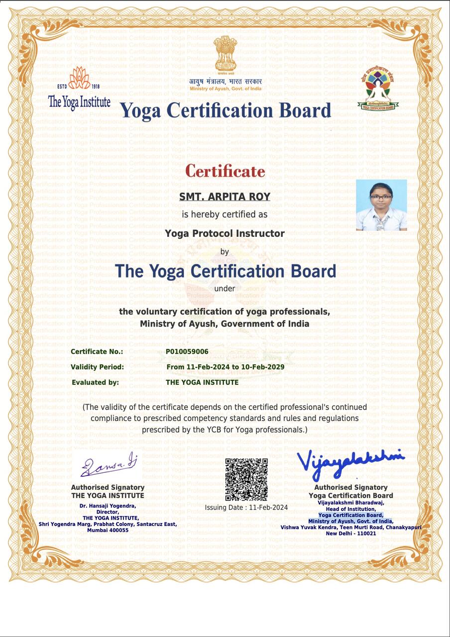 Yoga Protocol Instructor